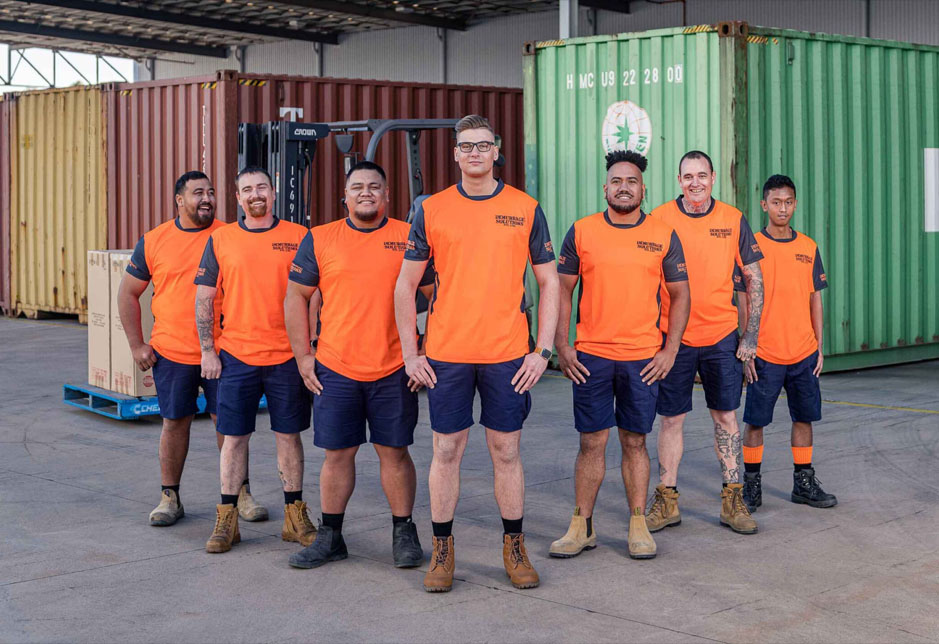 container-unloading-types-procedures-truck-team